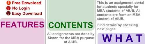 Welcome to SHAON84's Assignment Portal for AIUB Graduate Students